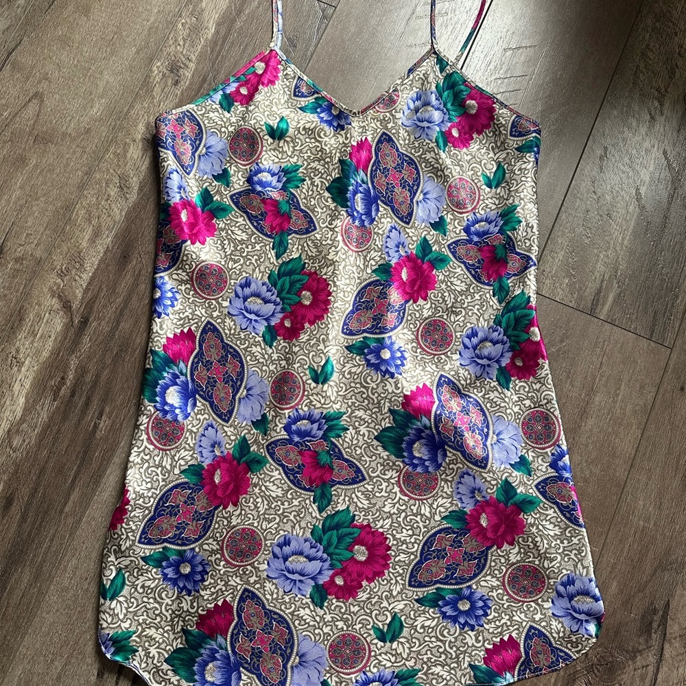 Vintage Floral Slip Dress